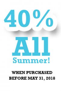 40 percent off whole summer